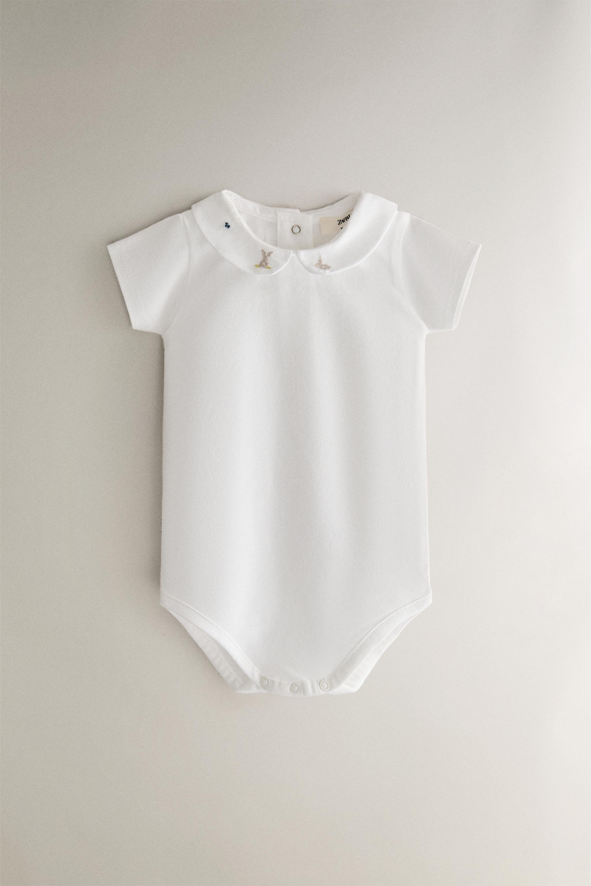 KIDS RABBIT AND FLORAL BODYSUIT
